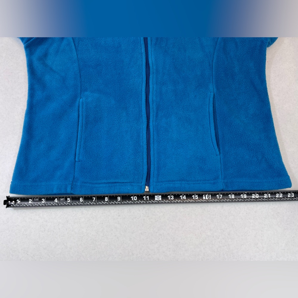 Kim Rogers Women’s Turquoise Fleece Jacket. XL. Super soft. - Picture 10 of 11